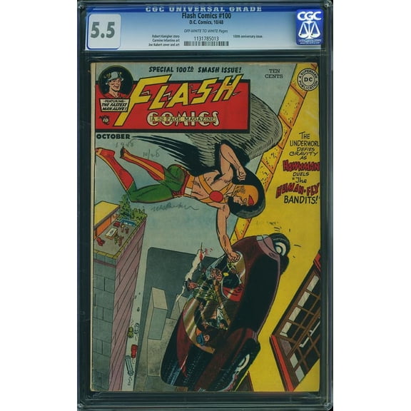 Flash Comics #100 - CGC 5.5 Comic Book