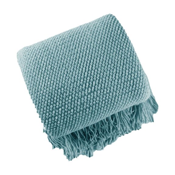 Zmeidao Knitted Throw Blanket for Couch and Bed, Soft Cozy Knitted Blanket with Tassel, Living Room Home Decor, Farmhouse Warm Woven Decorative, 50x72in