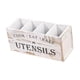 thumbnail image 5 of Organizador de cubiertos para utensilios de cocina, ahorro y organización multifuncional. Blanco, 5 of 9
