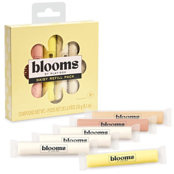 Blooms by Play-Doh Daisy Color Refill Pack for Flower Bouquet Kits (Sold Separately)