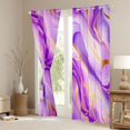 thumbnail image 3 of jejeloiu Modern Fluid Artwork Black Out Curtains,Marble Pattern Curtains Pack of 2 (42x63 Each),Gradient Pink Purple Bedroom Curtains For Teens,Microfiber Bedroom Decor, 3 of 6