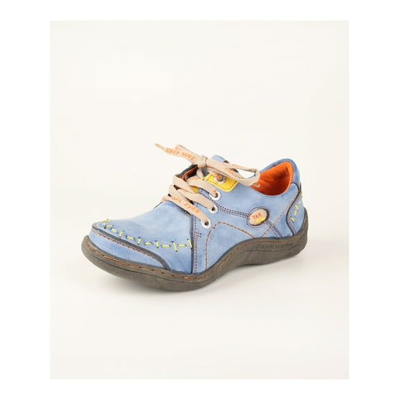 TMA EYES Hand Stitching Leather Women's Sneaker