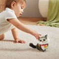 thumbnail image 4 of SKyggJG34 cat stuffy cute girl stuff 3 yr old girl gifts Cat Toys Stuffed Sounds Cats That Look Real Stuffed Cat Pillow Realistic Stuffed Animal Birthday Toys, 4 of 8