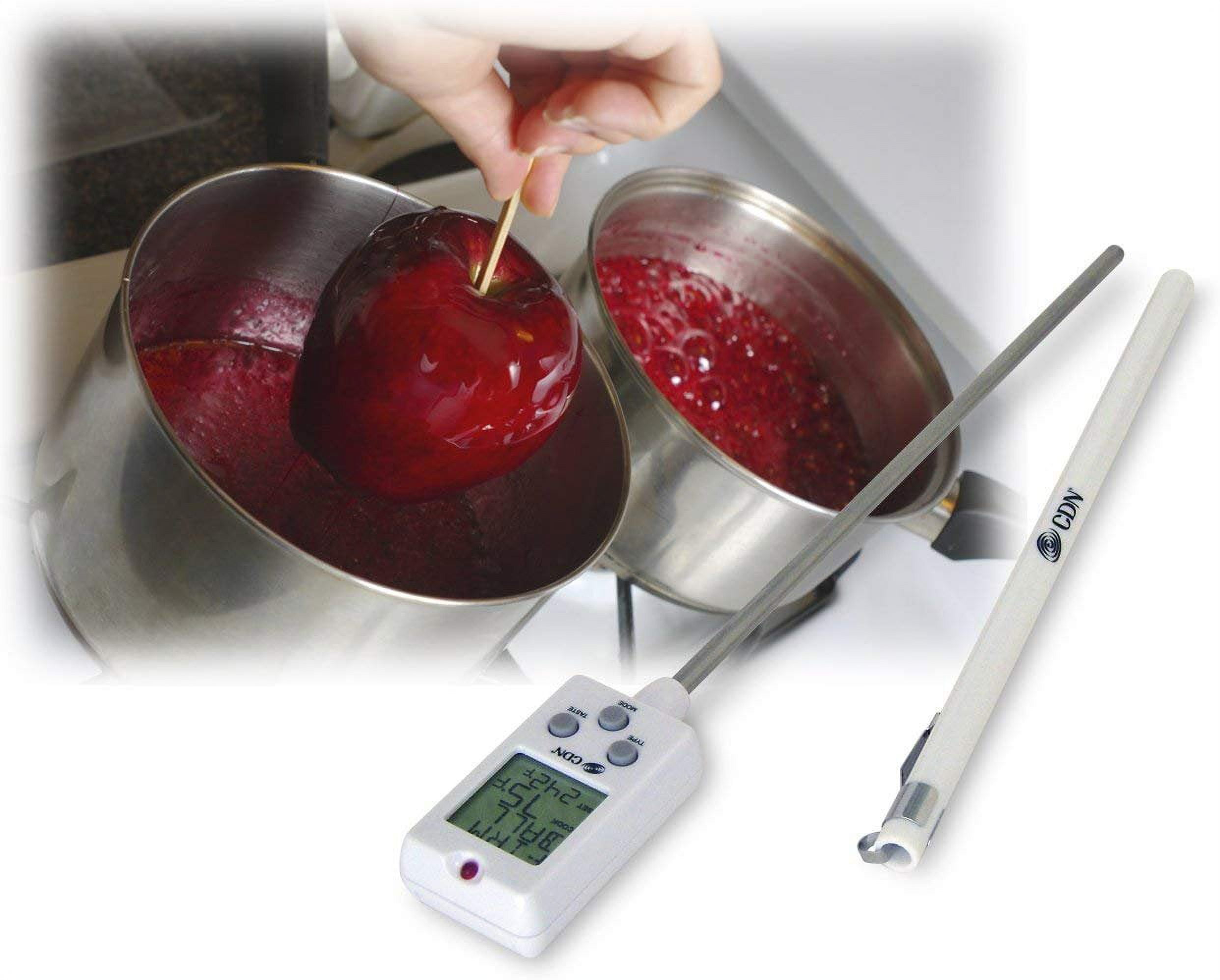 CDN DTC450 Candy and Deep Fry Digital Thermometer, Pre-Programmed &  Programmable 