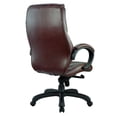 thumbnail image 2 of Nicer Furniture 27.5 in Executive Chair with Lumbar Support & Adjustable Height, 250 lb. Capacity, Chocolate Brown, 2 of 3