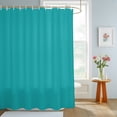 thumbnail image 4 of Shower Curtains for Bathroom, Pure Teal Green Waterproof Fabric Shower Curtain, Simple Solid Color Decorative Bathroom Curtain for Bathtub, 36"x72", No Hooks Included, 4 of 9
