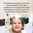 thumbnail image 3 of Aveeno Kids Curly Hair Conditioner, Tear Free Curl Hair Products, 12 fl oz, 3 of 10