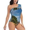 thumbnail image 3 of Honeii Lighthous for women's one-piece swimsuit featuring a chic one-shoulder design experience elegance and style in the water-Large, 3 of 6