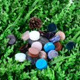 thumbnail image 3 of BodyJ4You 18PC Stone Ear Plugs 24mm Double Flare Saddle Stretching Gauges Expander, 3 of 6