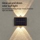thumbnail image 5 of Inteprter 2 piezas de luces de pared con energía Solar para el hogar, Patio exterior, Patio, camino, detección de luz, lámpara impermeable, accesorio de Iluminación y accesorios Blanco cálido Inteprter HA066654-02B, 5 of 6