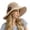 Khaki, variant on AirLoni Women's Wide Brim Sun Hat Versatile style Breathable Lightweight Foldable Summer Caps Beige,A