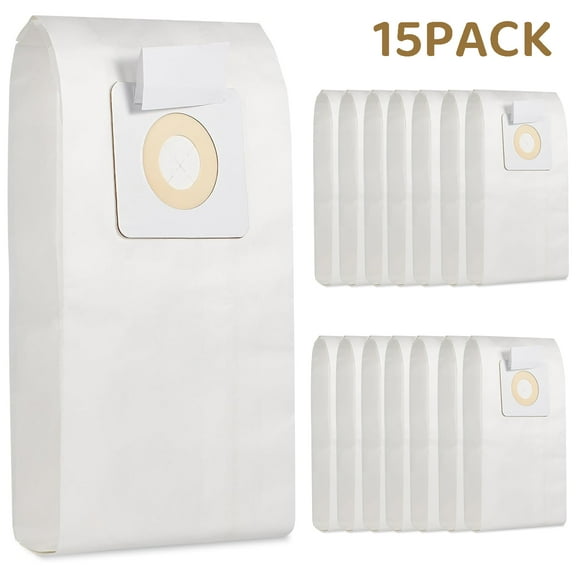 15 Pack Style 7 Vacuum Cleaner Bags Replacement for Bissell PowerForce Upright Vacuums 1739 3522 3525 3545 3550 3554 6592 Series, Replace Part # 32120