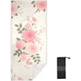 thumbnail image 2 of Pink Roses Beach Towel 30" x 60", Quick Dry Bath Towel Super Absorbent Lightweight Travel Towel for Beach Yoga Swim Sport Camping Holiday, 2 of 7