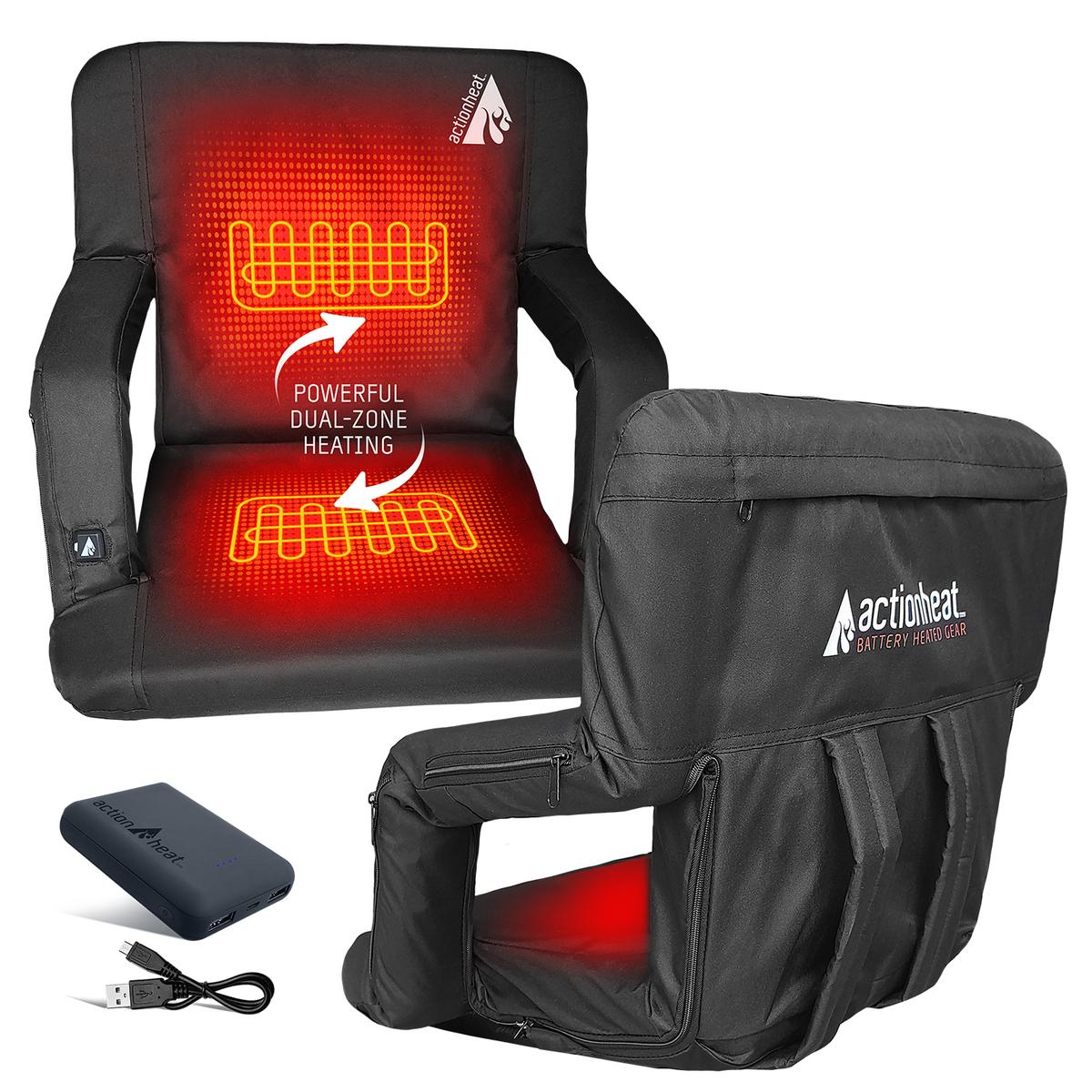 This Heated Stadium Seat Will Keep You Warm at Every Sports Game This Season