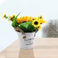 thumbnail image 1 of BEADCEST Planta Artificial De Girasol En Maceta Con Vintage Para Interior Y Exterior, 1 of 6