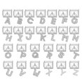 thumbnail image 2 of Italian Modular Bracelet Fit All-9mm Italian Bracelets - A-Z Characters.、 NEW, 2 of 7