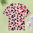 thumbnail image 4 of Animal Print Patterns Women's Short Sleeve T-Shirt Crew Neck Casual Summer Trendy Loose Fit Tops, 4 of 6