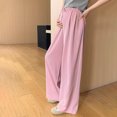 thumbnail image 5 of Maternity Work Pants High Waisted Straight Leg with Belly Support Comfortable Breathable Fabric, 5 of 5