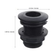 thumbnail image 2 of Fitting Adapter for Water Tanks Round Shape Garden Equipment 1 Inch Copper Seal Leakage Prevention 1Pcs, 2 of 5