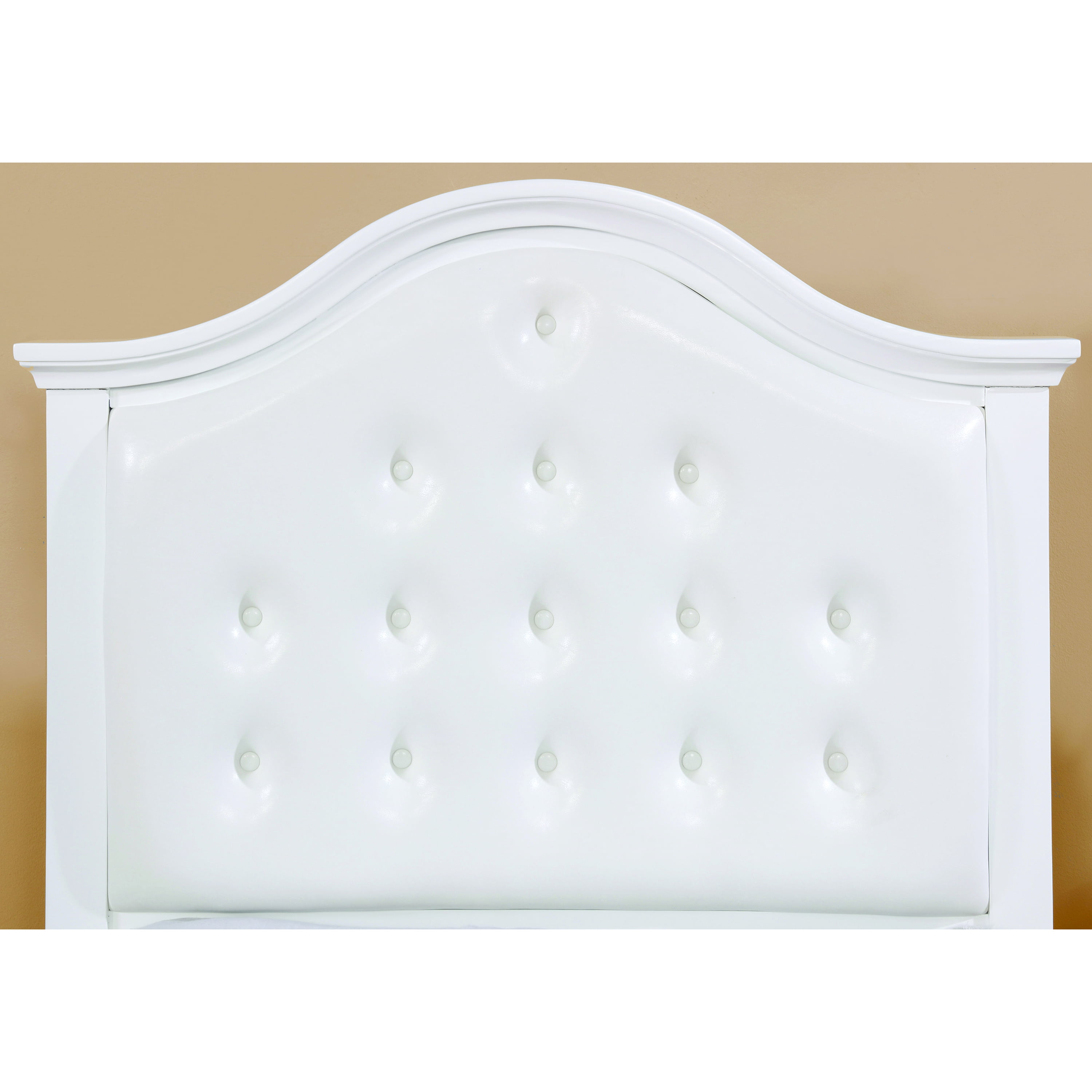 Furniture of America Oscar Platform Bed, Full, White