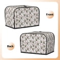 thumbnail image 3 of Vsdgher Flowe Rooster 2 Slice Toaster Cover, Appliance Covers Toaster Cover Fits for Most Standard 2 slice Toasters, 3 of 7