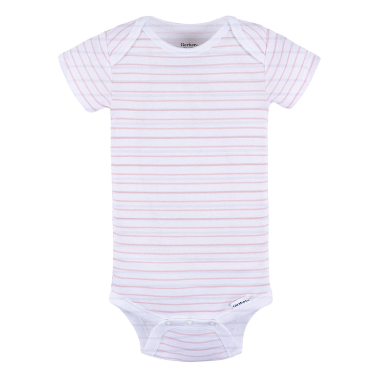 Gerber Baby Neutral Short Sleeve Onesies, 3-Pack photo 7