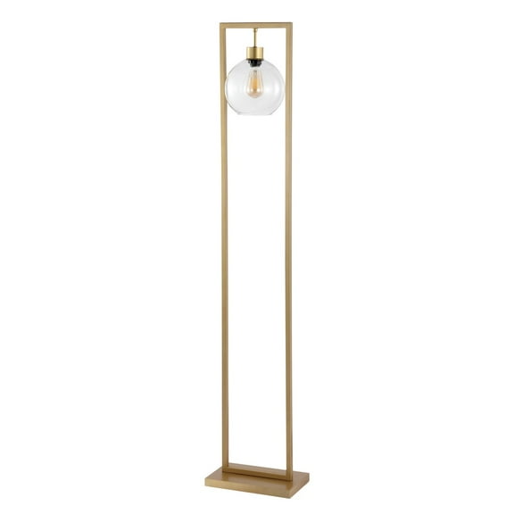 SAFAVIEH Jalisa 60 in. Mid-Century Floor Lamp, Gold