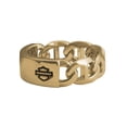 thumbnail image 2 of Harley-Davidson Women's Bar & Shield Mariner Chain Ring, Stainless Steel (6), Harley Davidson, 2 of 2