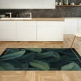 thumbnail image 4 of LaModaHome Non-Slip Rug Leaf Design Rug Washable Mat Child Stain Resistant Living Room Kitchen Carpet - Size: 3,3X5,9ft(100X180cm), 4 of 5
