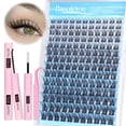 thumbnail image 1 of Kit de extensión de pestañas Pawotence Wispy Lash Clusters 8-16 mm 154 unidades, 1 of 7