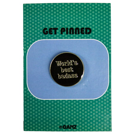 Get Pinned Lapel/ Hat Pin/ Tie Tack w/ colorful enamel -World's Best (Best Pusy In The World)
