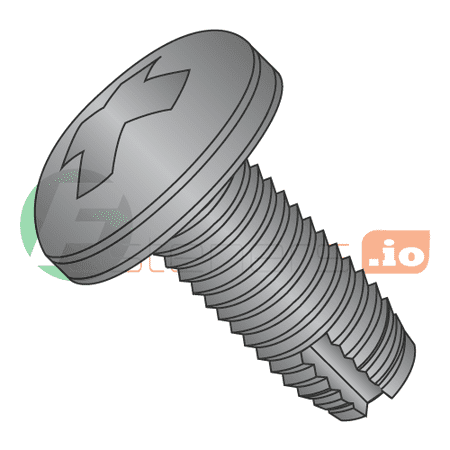 

10-24 x 1 Type 1 Thread Cutting Screws / Phillips / Pan Head / Steel / Black Oxide (Quantity: 5 000 pcs)