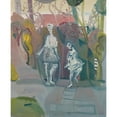 thumbnail image 3 of Jakob Weidemann 12x14 Black Modern Framed Museum Art Print Titled - Paradise and Jump Rope (1951), 3 of 5