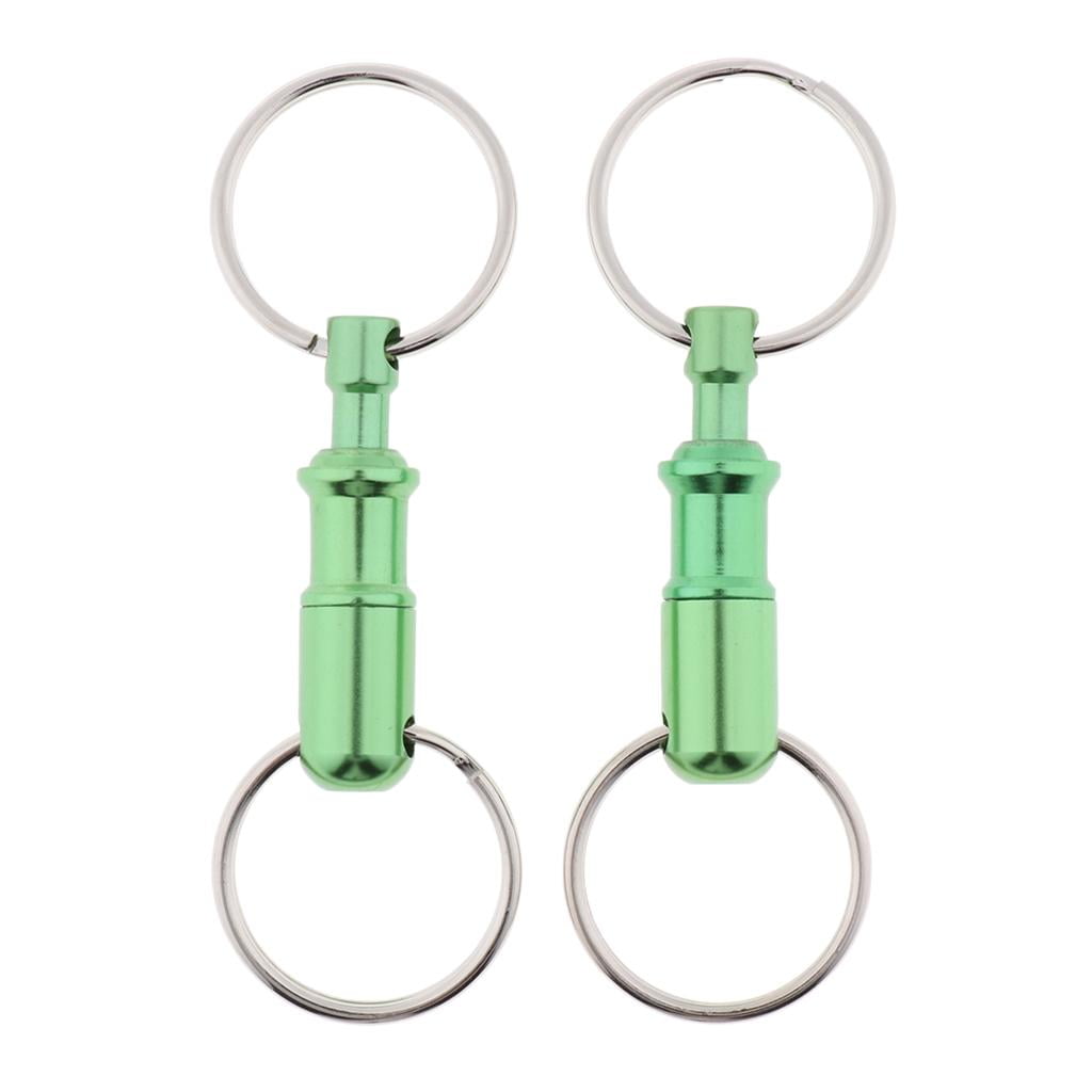  ShineIn Quick Release Detachable Key Rings Pull Apart