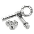 thumbnail image 2 of Lifting Eye Nut Lifting Eye Nuts 1 /4pcs Eye Bolt Expansion Bolts 304stainless Steel Screw Ring Eye Bolt Indoor Outdoor Ring Hook Nut Screw Durable, 2 of 4