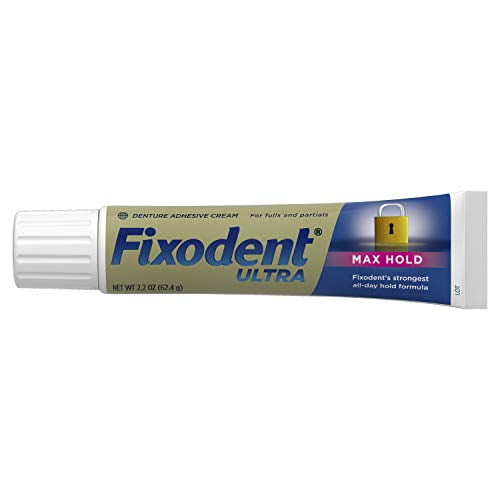Fixodent Ultra Max Hold Dental Adhesive, 2.2 oz