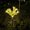 White, variant on Solar garden lights outdoor waterproof decorative flowers, 7-flower ground pull-out lights LED outdoor courtyard garden grass decoration, festival decoration a gift for mom