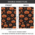 thumbnail image 3 of Halloween Ghost Jack O Lantern Pumpkin Decorative Garden Flag Trick or Treat Spooky Yard Outside Home Decoration Funny Burlap Outdoor Small Decor Double Sided 12 x 18, 3 of 4