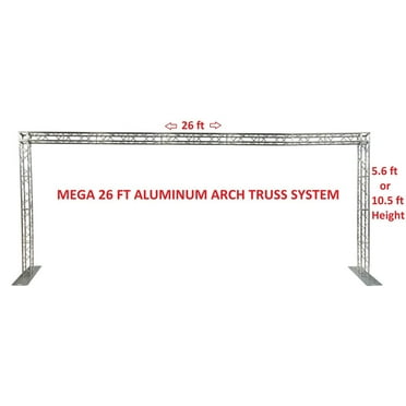 Aluminum Truss Arch Kit 26ft Width 10.5ft Height Portable DJ Lighting System