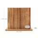 thumbnail image 3 of Bloque Magnético Hecef para Cuchillos de Cocina de Madera de Acacia Sin Cuchillos, 3 of 8
