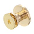 thumbnail image 4 of Unique Bargains Rivets Plats Rivet 20 Pack 10.5x6.5mm Rivets Arrière à Vis, Ton Or, 4 of 4