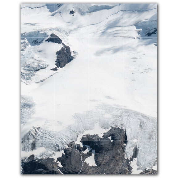 Picture-Tiles.com: Mountains Ceramic Tile Wall Mural WAL500849-45XL. 48"W x 60"H using (20) 12" x 12" Ceramic Tiles-Satin Finish