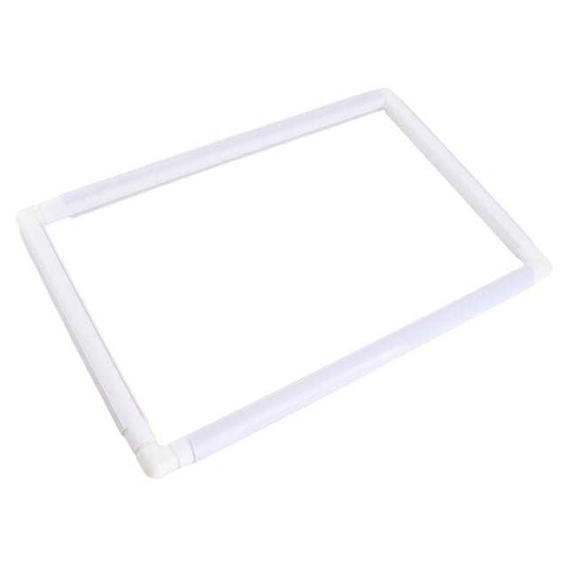 Cross Stitch Frame 20.3cm on No Sew Embroidery Hoop Durable Polypropylene Lap Frame For Needlepoint Quilting For Crafters Beginners Portable DIY Projects