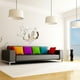 thumbnail image 4 of 3D círculo redondo espejo pegatinas de pared acrílico espejo DIY papel tapiz habitación TV Fondo calcomanías decorativas Eigraketly JJ11070-00, 4 of 5