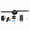 Black - UK Plug, variant on Rupoun DF-42 3D Holographic Fan Projector 16.5 inches / 42 cm Display 2-Blade LED Advertising Player 16GB TF Card WiFi App Control Naked Eye Visualizer US