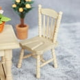 thumbnail image 4 of Silla de Comedor para , Paquete de 2 a 5, Accesorios para Muebles de Madera 1:12 2 piezas SM SunniMix sillas de muñecas, 4 of 8