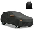 thumbnail image 1 of Cubierta completa para automóvil Unique Bargains 210D-PU Oxford Protección exterior para todo clima con cremallera en la puerta del conductor negra para Honda CRV 1995-2025, 1 of 7