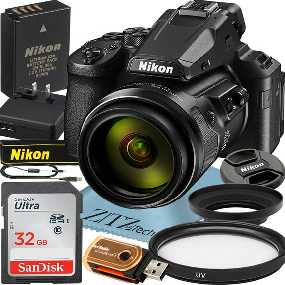 Nikon COOLPIX P950 Digital Camera with SanDisk 32GB Memory Card + UV Filter + ZeeTech Accesory