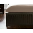 thumbnail image 5 of AFI Nantucket Queen Wood Platform Bed with Cottage Headboard & Footboard, Espresso, 5 of 8