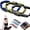 3-E(8level), variant on YUSUIYI Numbered Resistance Bands for Glutes,8/10-Section Elastic Stretching Strap for Fitness & Full Body Workout
